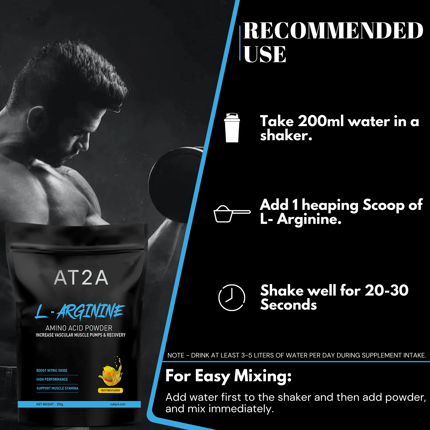 AT2A L-Arginine Powder