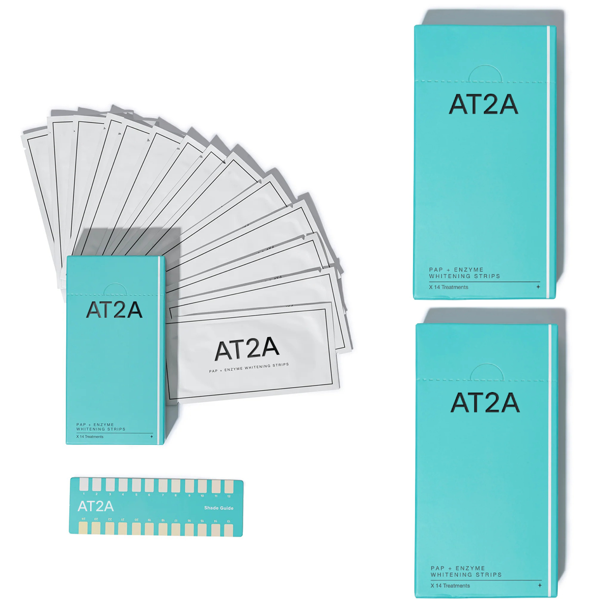 AT2A Enzy-Strips Whitening Strips