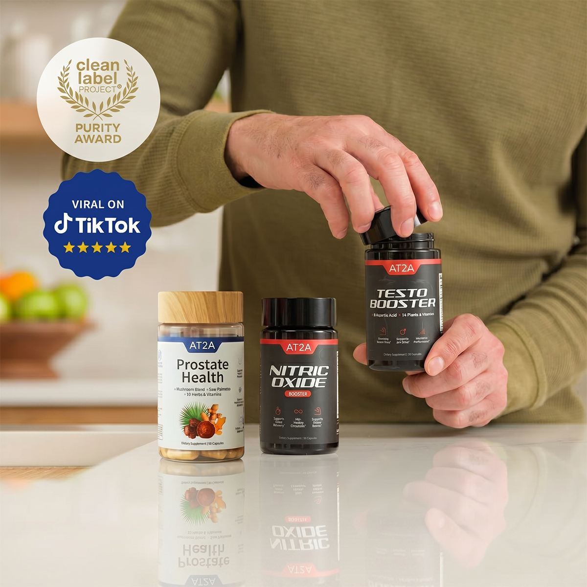 AT2A Big Boy Bundle - The Men's Vitality Trio